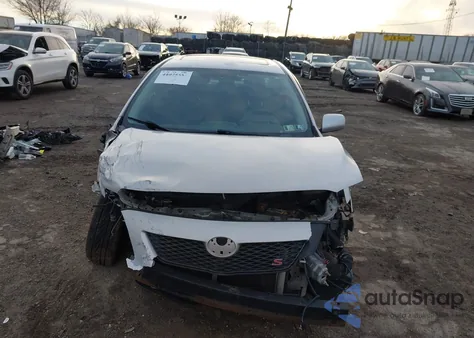 2009 Toyota Corolla S z USA, uszkodzony, nr VIN 2T1BU40E29C188233